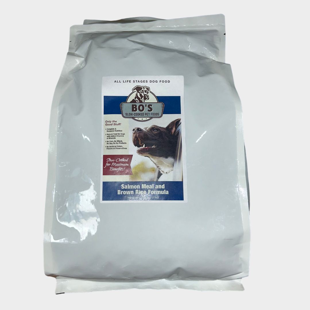 Bo's Slow Cooked Salmon Meal and Brown Rice Formula All Life Stages Dog Food - Nickel City Pet Pantry